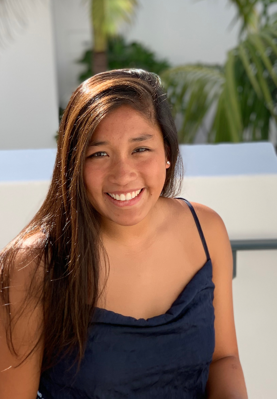 photograph of Gaby Ma in front of white wall